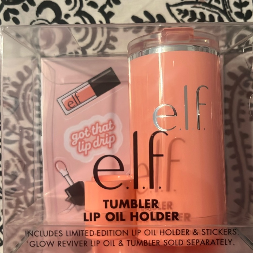 NEW Stanley x E.L.F. Tumbler Lip Gloss Holder Coral Fixation